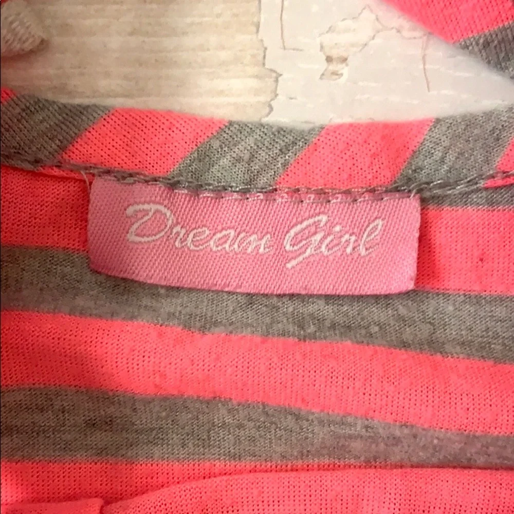 Girls 2T Pink Racerback Tank Top Stripe Dress Toddler Kids